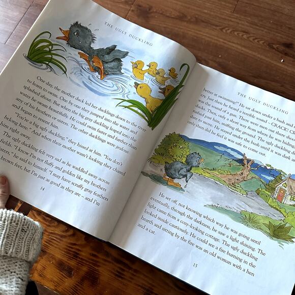 Vintage 2000 Bedtime Stories For Boys Hardcover Oversized Lap Book - Picture 6 of 12